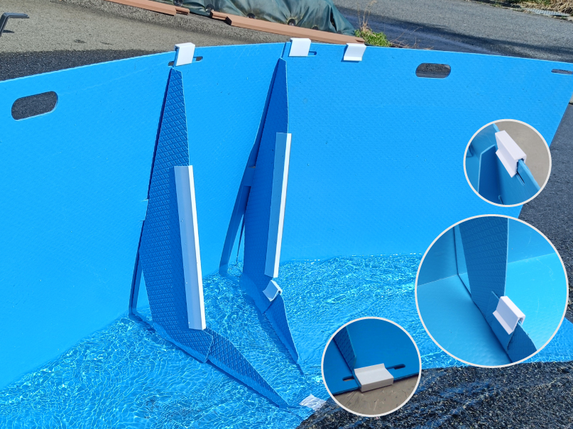 使用例 コーナーパーツのアップ画像